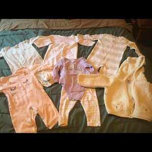 6 pc bundled set, Tahari baby, Rene Rofe’Carter’s